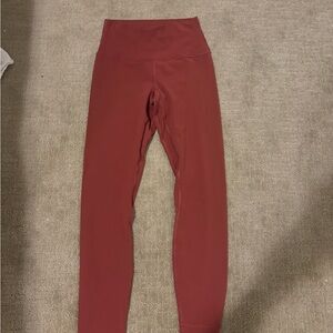 Light maroon Lululemon align leggings